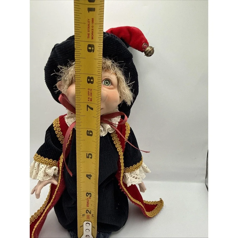 Unique Porcelain Poseable Boy Elf Little Wizard Whimsical Doll Fantasy